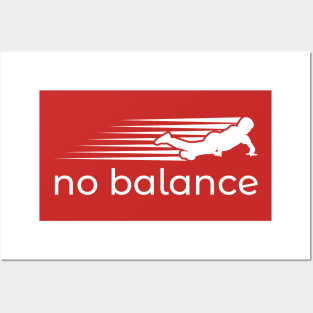 No Balance Funny Parody Posters and Art